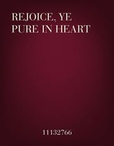 Rejoice, Ye Pure in Heart P.O.D. cover